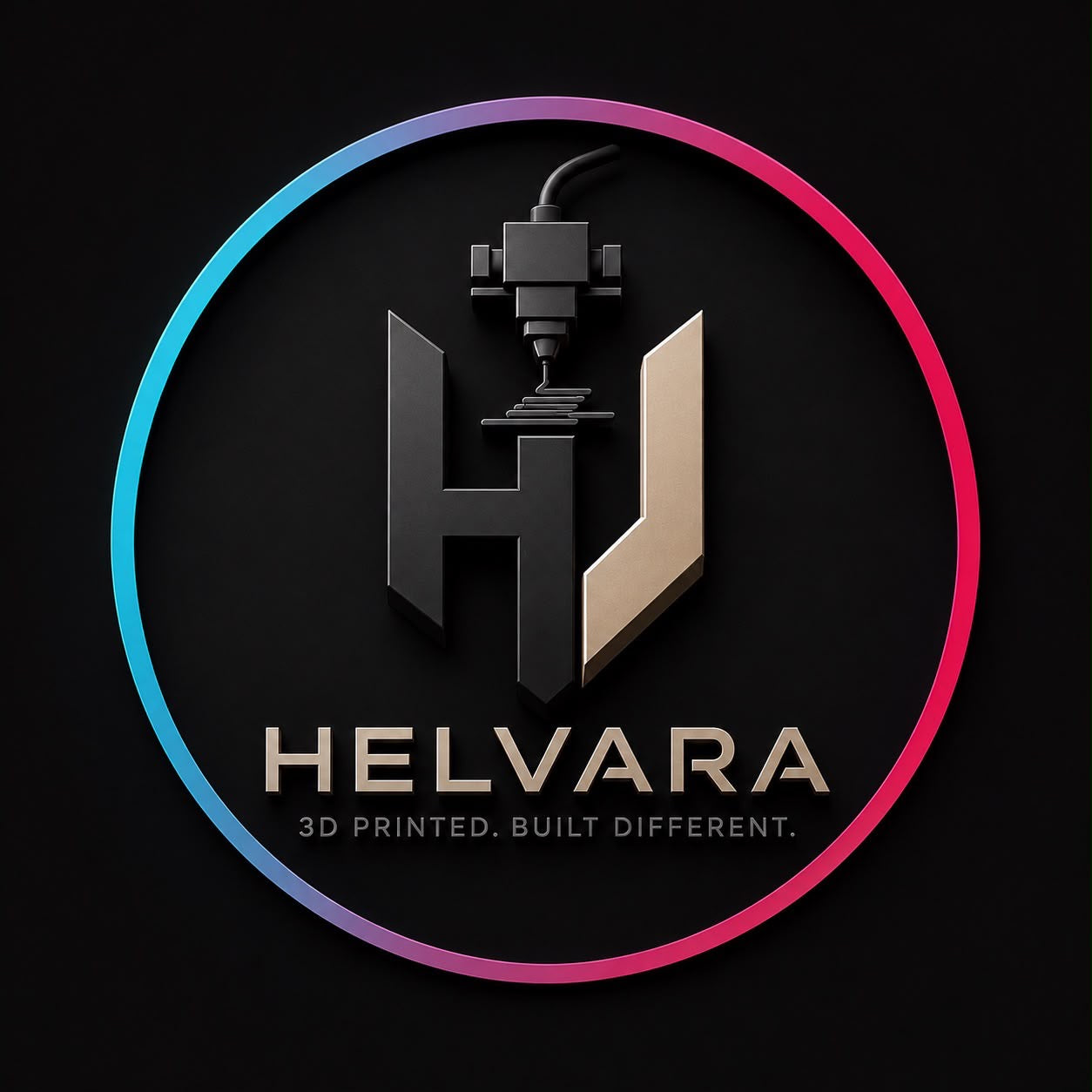 HELVARA – 3D printed. Built different.